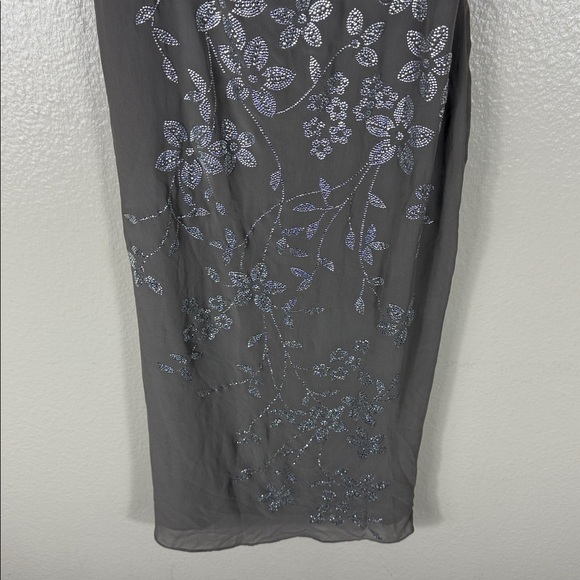 House of CB Blanca Smoke Crystal Embellished Midi Dress - Picture 6 of 14